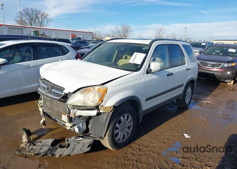 2006 Honda Cr-V Ex from USA, damaged, VIN JHLRD78826C021831